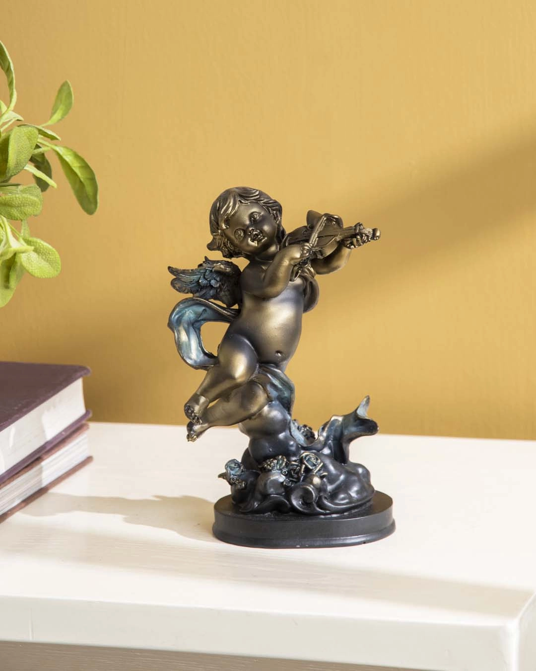 Angel Cherub Playing Violin