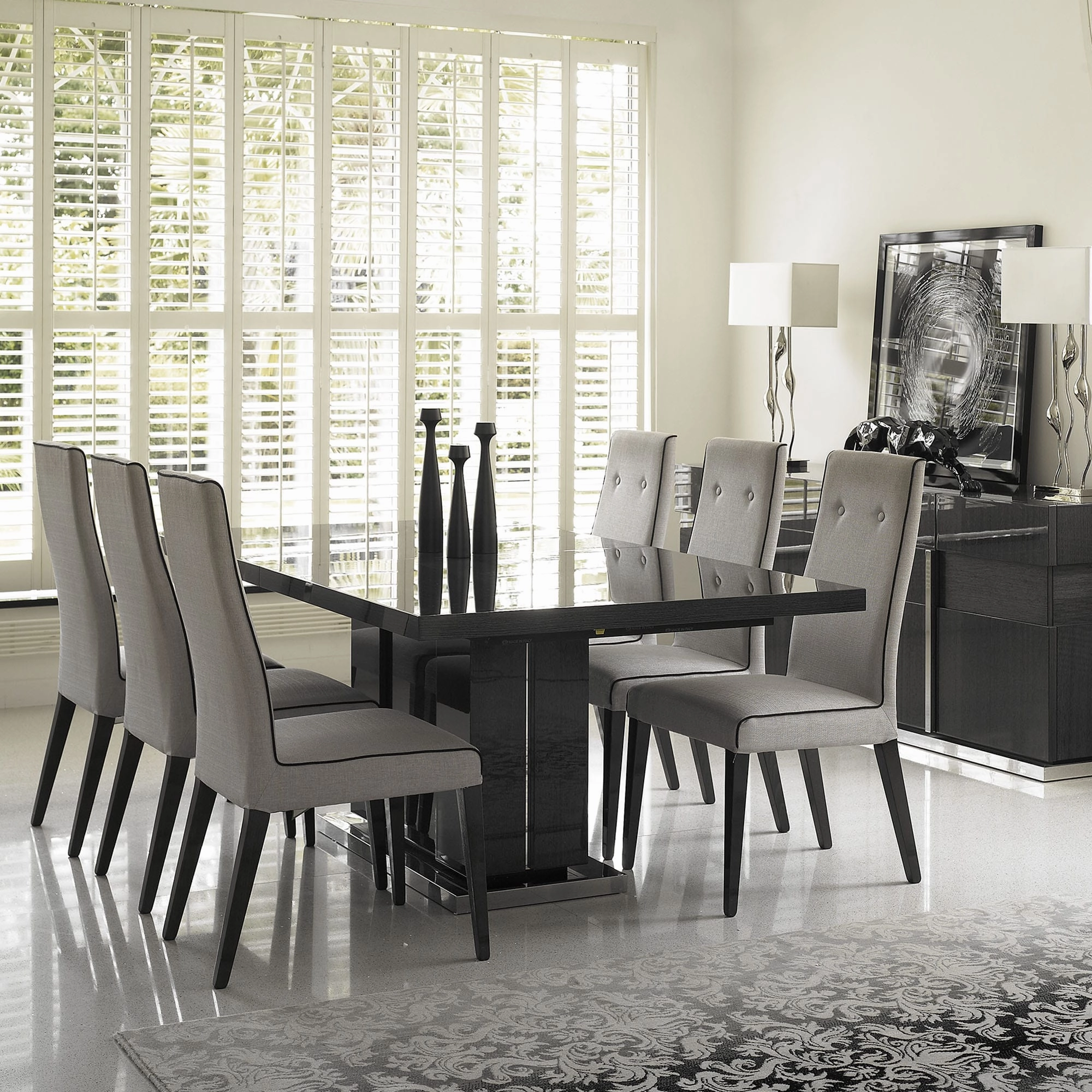 Antibes - Mirror In Grey Koto High Gloss