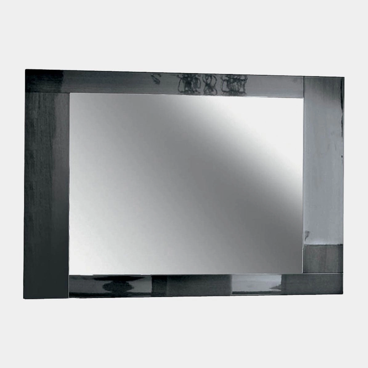 Antibes - Mirror In Grey Koto High Glosswall mounted decorative mirror,full length dressing mirror