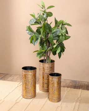 Antique Floralia Planters - Set Of 3home decor ,wall decor 