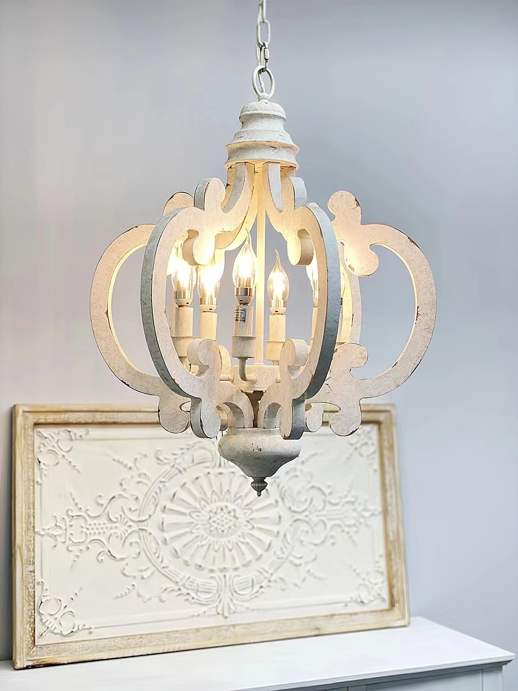 Antique White Style Chandelier