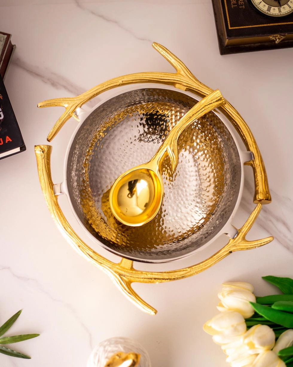 Antler Serving Bowl
