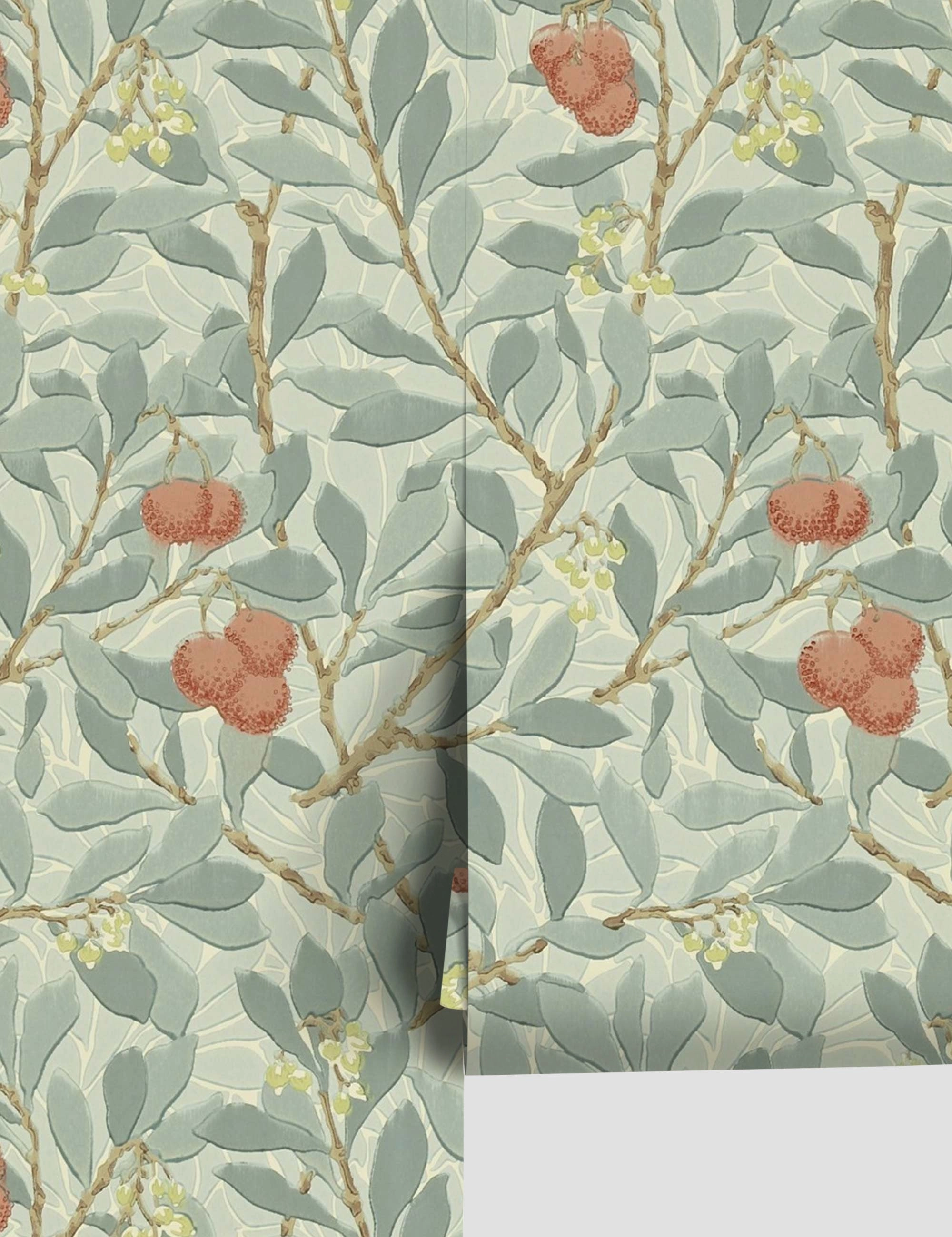 Arbutus Wallpaper by Morris & Co.nordic style wall decor