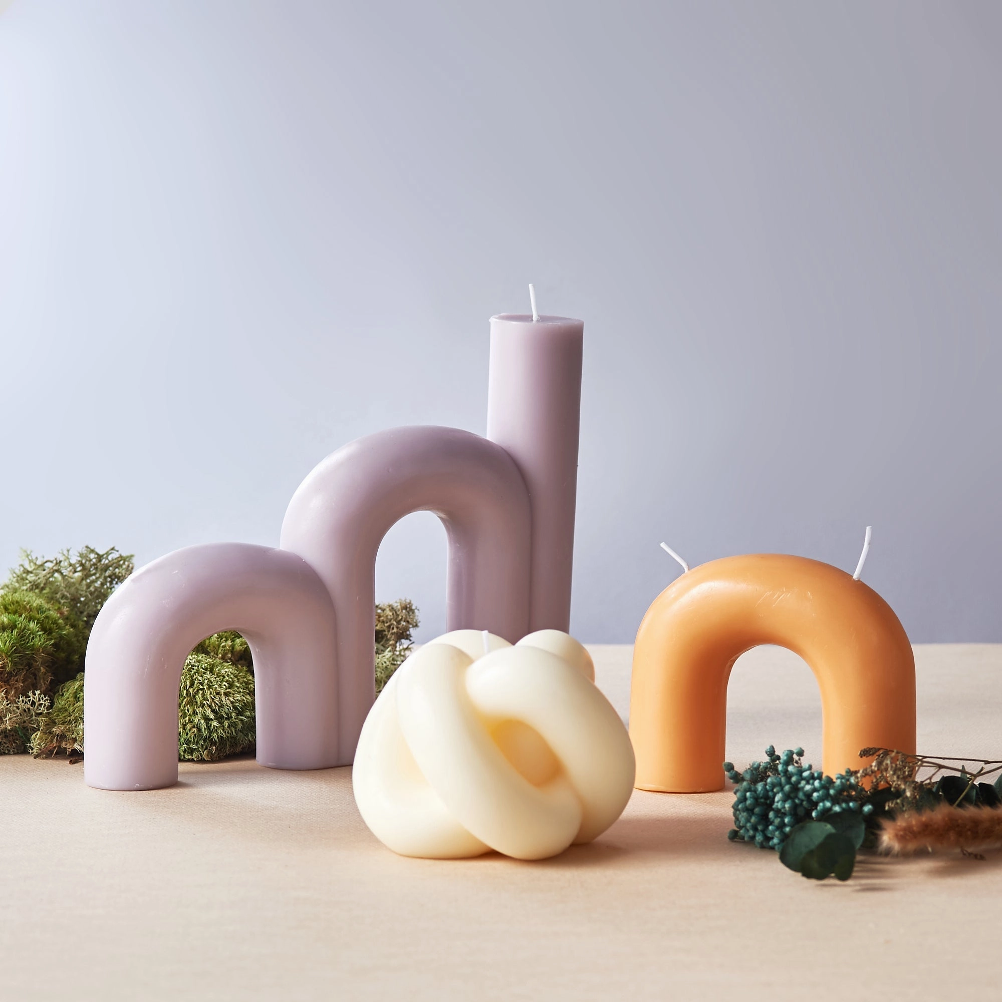 Arch Candle  Purple