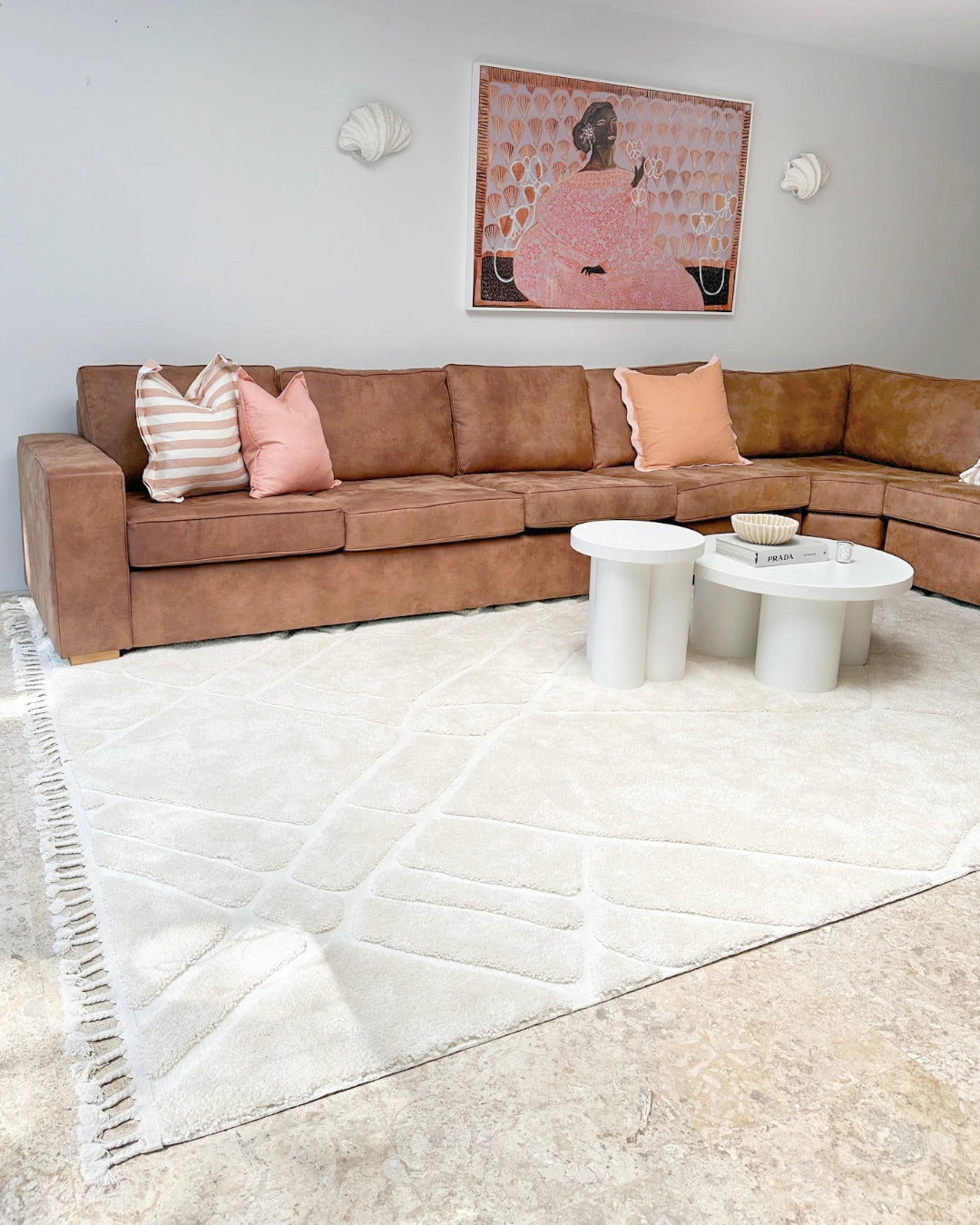 Arizona Ivory Tribal Rug *NO RETURNS UNLESS FAULTY