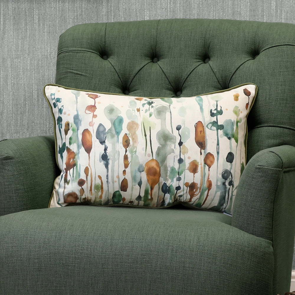 Arley Printed Feather Cushion Peridotbedding sets ,throw blankets 