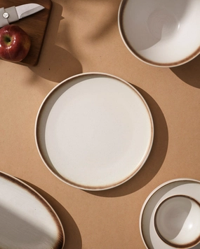 Artisan Glazed Ceramic Dinner Platemodern kitchen decor ,kitchen dinner set ,dinnerware 