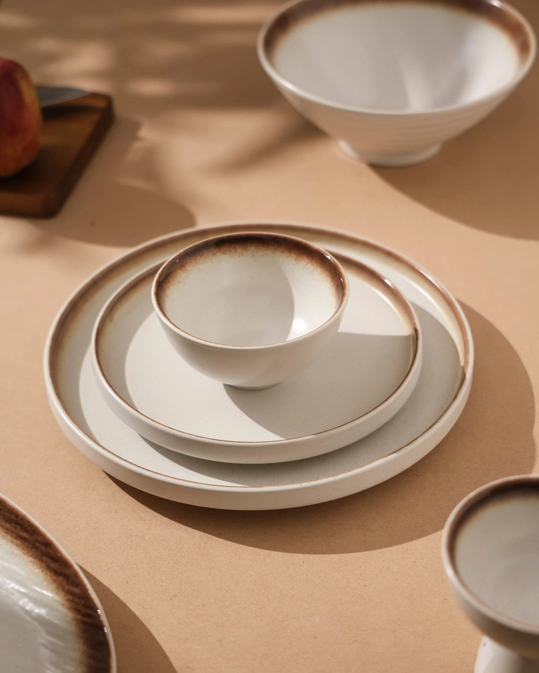 Artisan Glazed Ceramic Dinner Plate