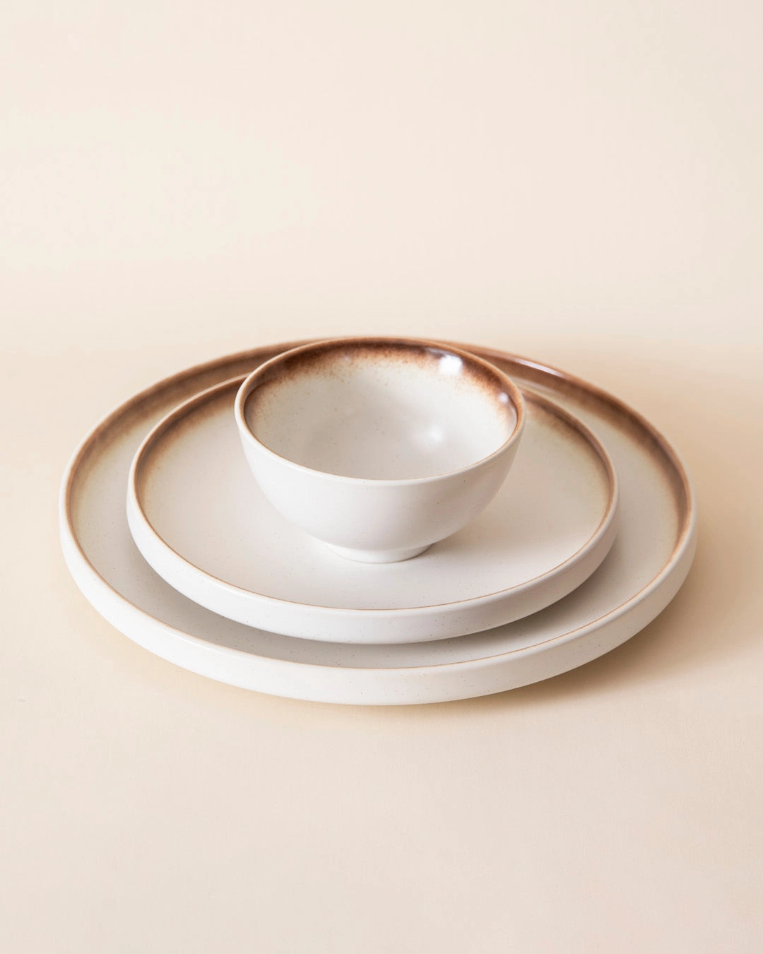 Artisan Glazed Ceramic Dinner Plate