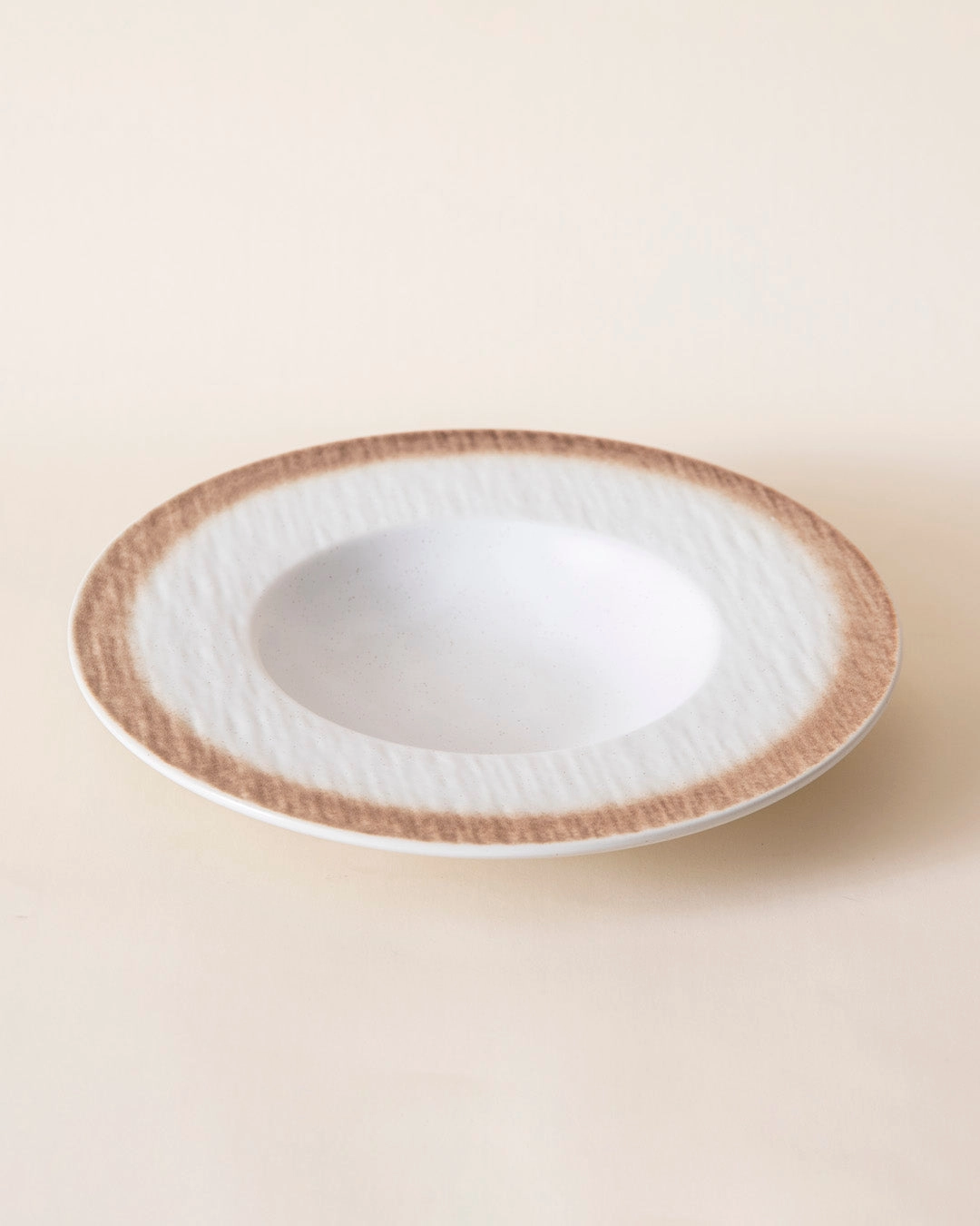 Artisan Glazed Ceramic Pasta plate