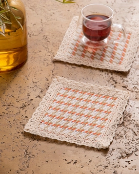 Artisan Grid Trivet - Set OF 6 - Largemodern kitchen decor ,kitchen dinner set ,dinnerware 