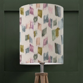 Arwen Anna Lamp Shade Meadowreplacement lampshade,White Linen Drum Lampshade for Table or Floor Lamp