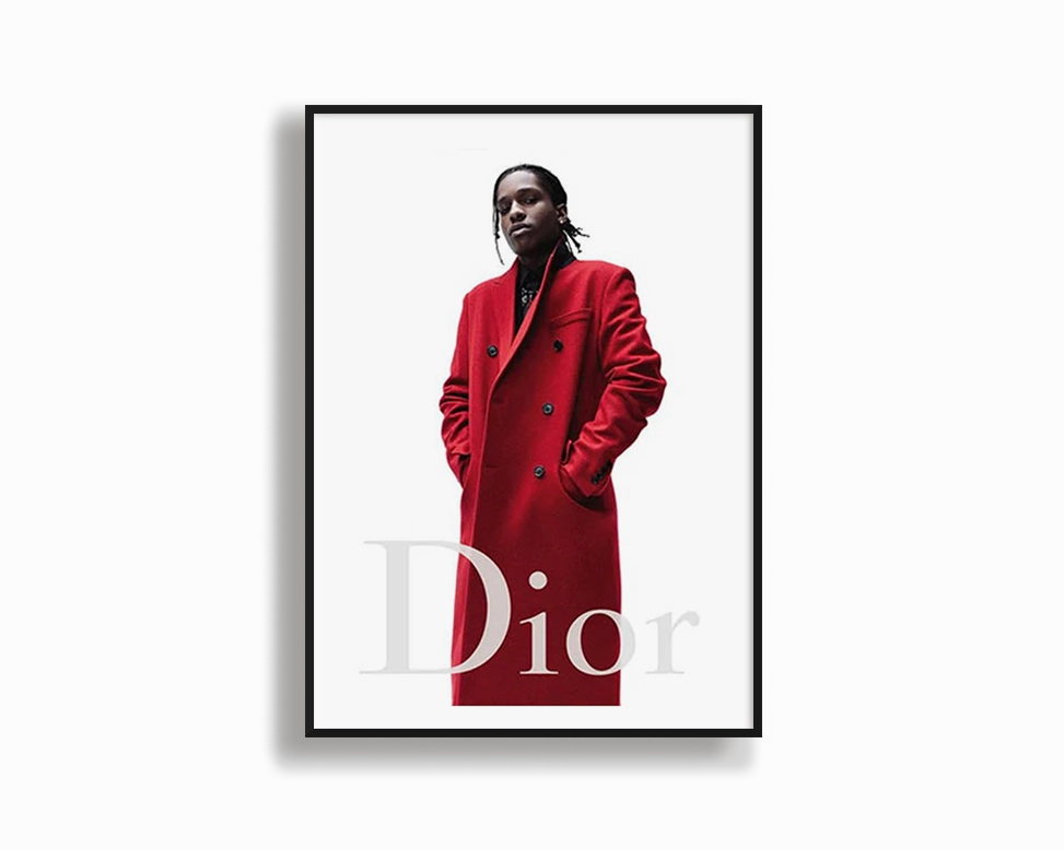 ASAP Rocky ( Dior 3 ) A$APnordic style wall decor