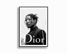 ASAP Rocky Dior 1 A$APnordic style wall decor
