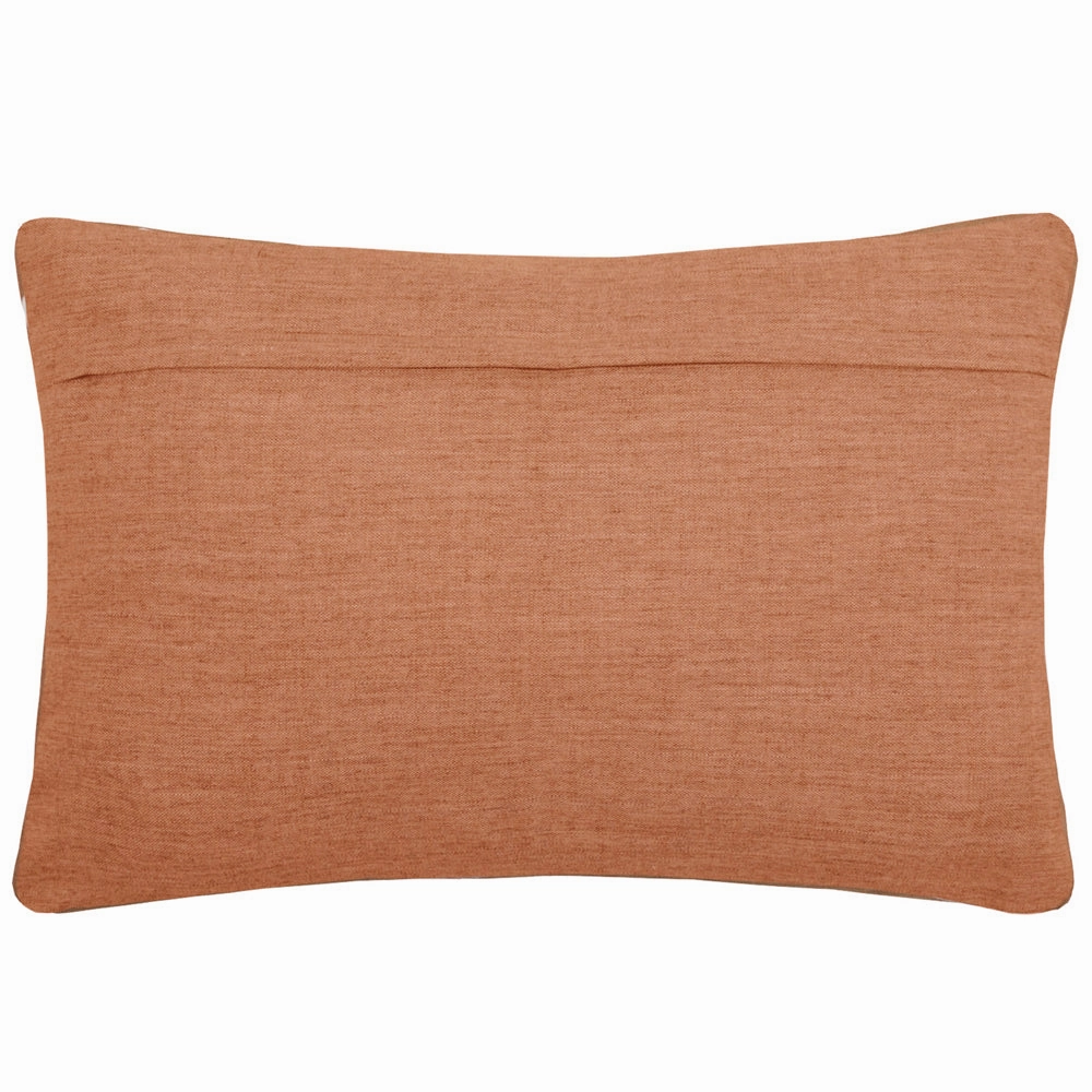Aspin Embroidered Feather Cushion Cinnamon