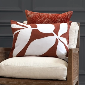 Aspin Embroidered Feather Cushion Cinnamonbedding sets ,throw blankets 