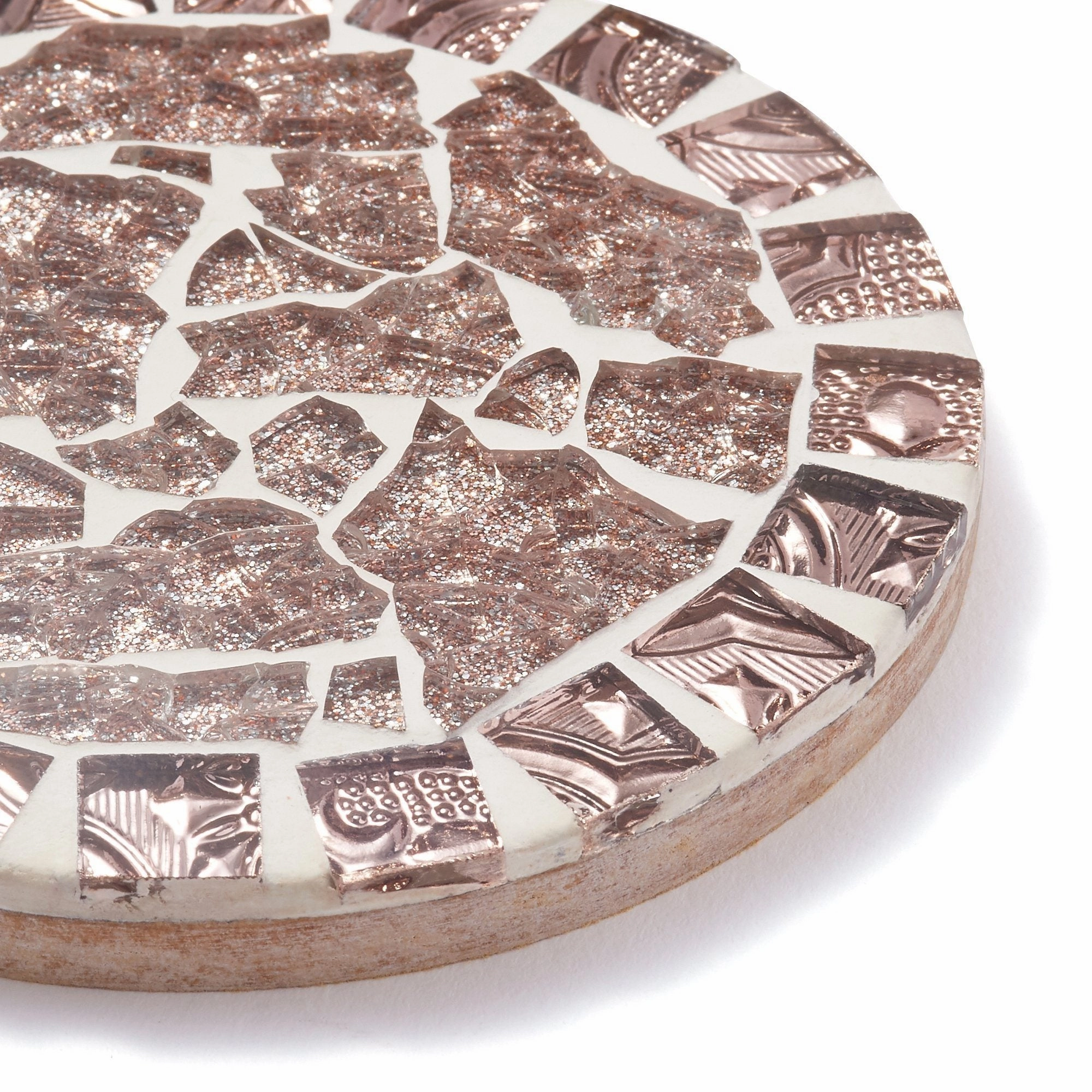 Aureole Coaster Circle 3 Brown