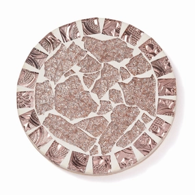 Aureole Coaster Circle 3 Brownwaterproof oil-proof tablecloth