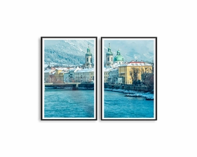 Austria Set Includes Two Printsmodern abstract painting decor