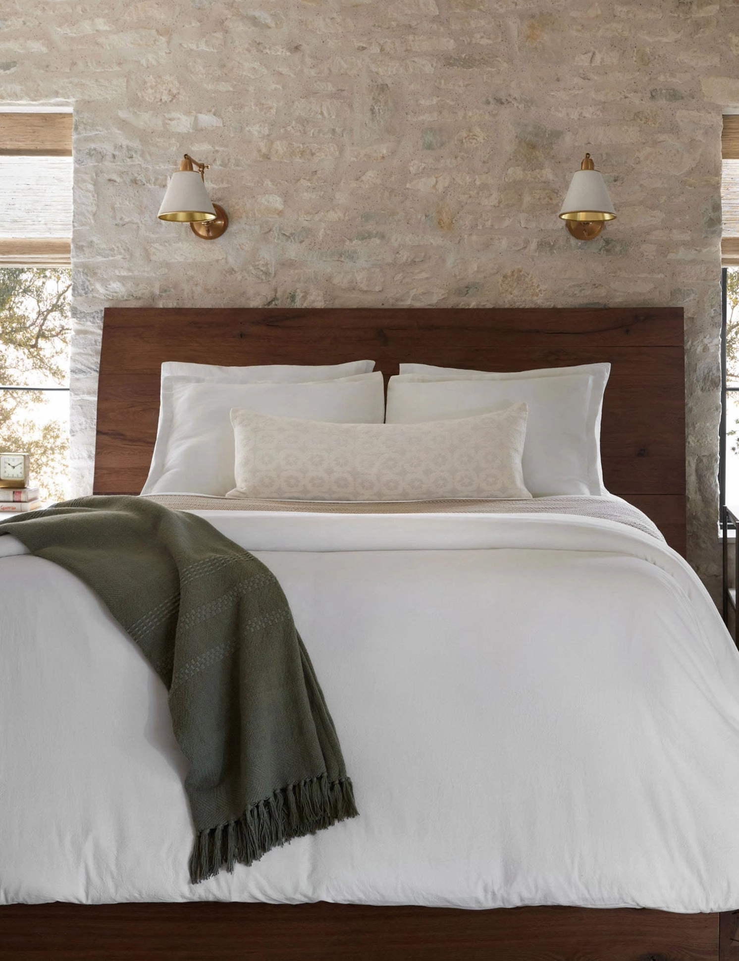 Ava Lumbar Pillow by Magnolia Home by Joanna Gaines X Loloi