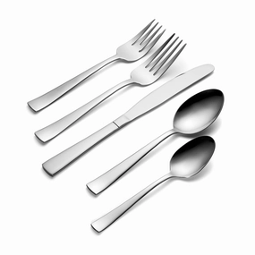Avery 78 Piece Flatware Seteco-friendly bamboo fiber tableware set 