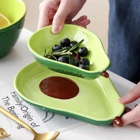 Avocado Serving Bowlmodern kitchen decor ,kitchen dinner set ,dinnerware 