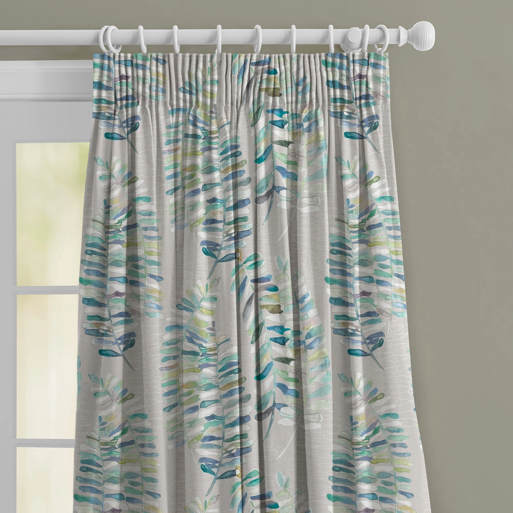 Azolla Printed Made to Measure Curtains Capri