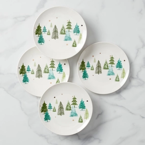 Balsam Lane Accent Plates - Set of 4modern kitchen decor ,kitchen dinner set ,dinnerware 