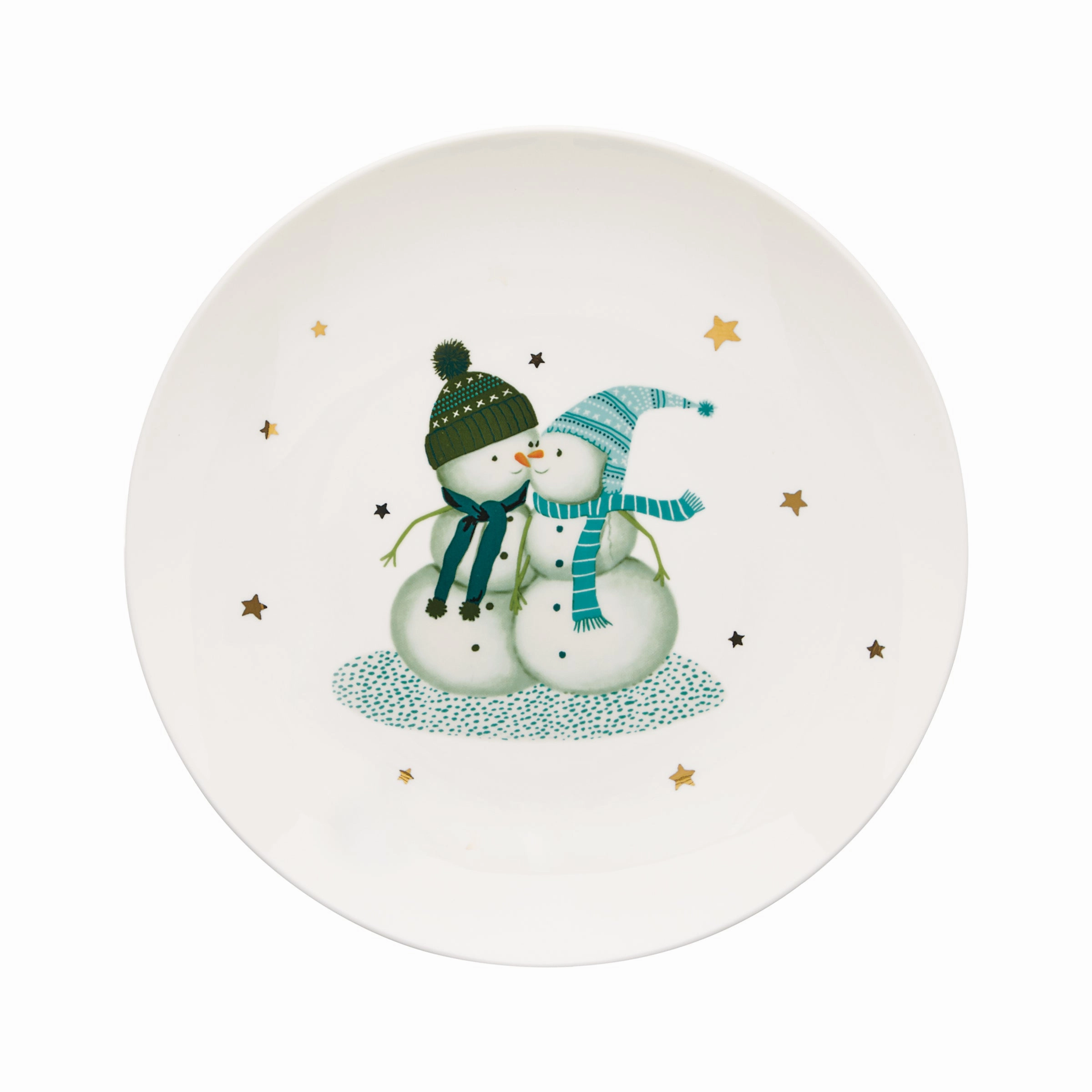 Balsam Lane Snowman Accent Platemodern kitchen decor ,kitchen dinner set ,dinnerware 