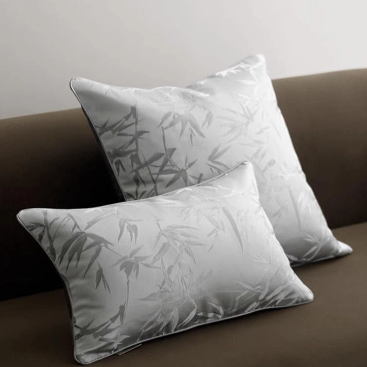 Bamboo Print Throw Cushion