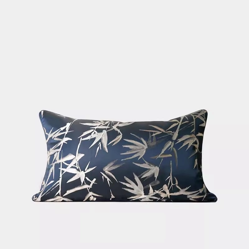 Bamboo Print Throw Cushion
