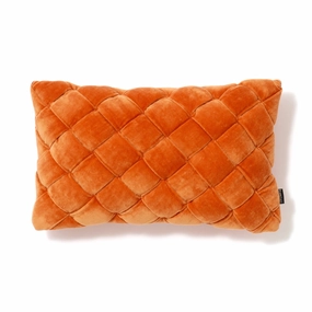 Basket Woven Cushion Cover 400 X 250 Orangebedding sets ,throw blankets 