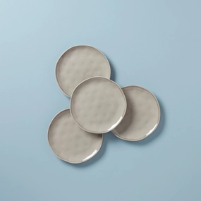 Bay Colors Grey Accent Plates - Set of 4modern kitchen decor ,kitchen dinner set ,dinnerware 