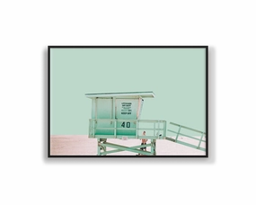 Beach House Landscapemodern abstract painting decor