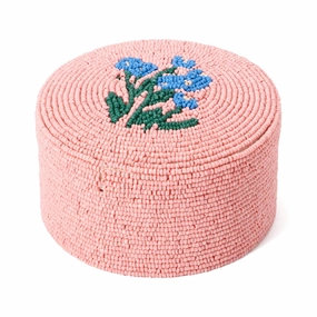 Beads Multi Box Pinkdecorative storage box ,stackable storage box 