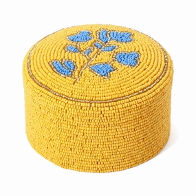 Beads Multi Box Yellowdecorative storage box ,stackable storage box 
