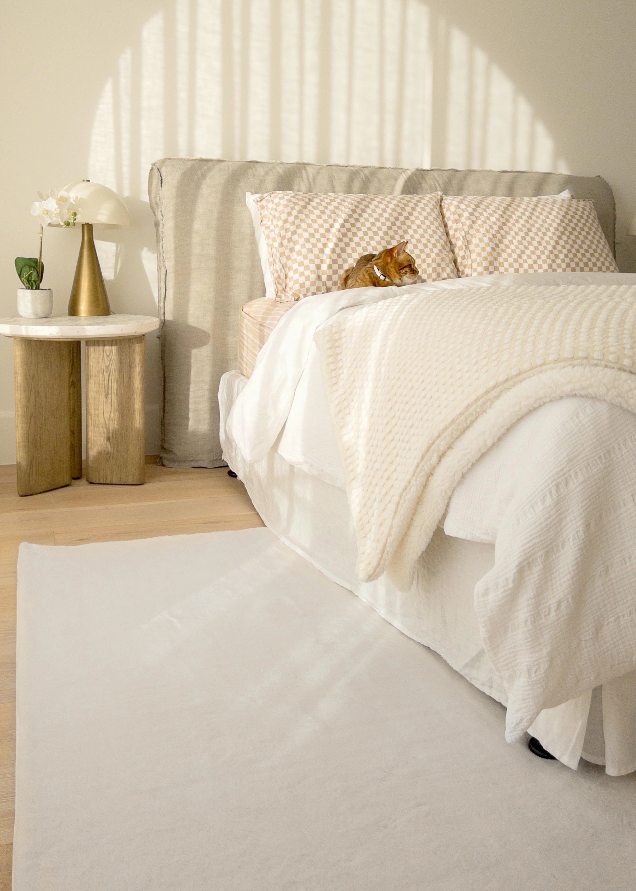Becca Cream Shag Rug