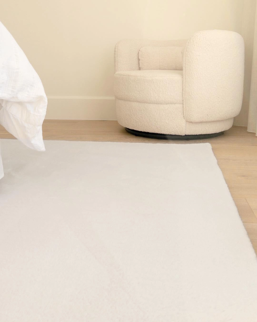 Becca Cream Shag Rug
