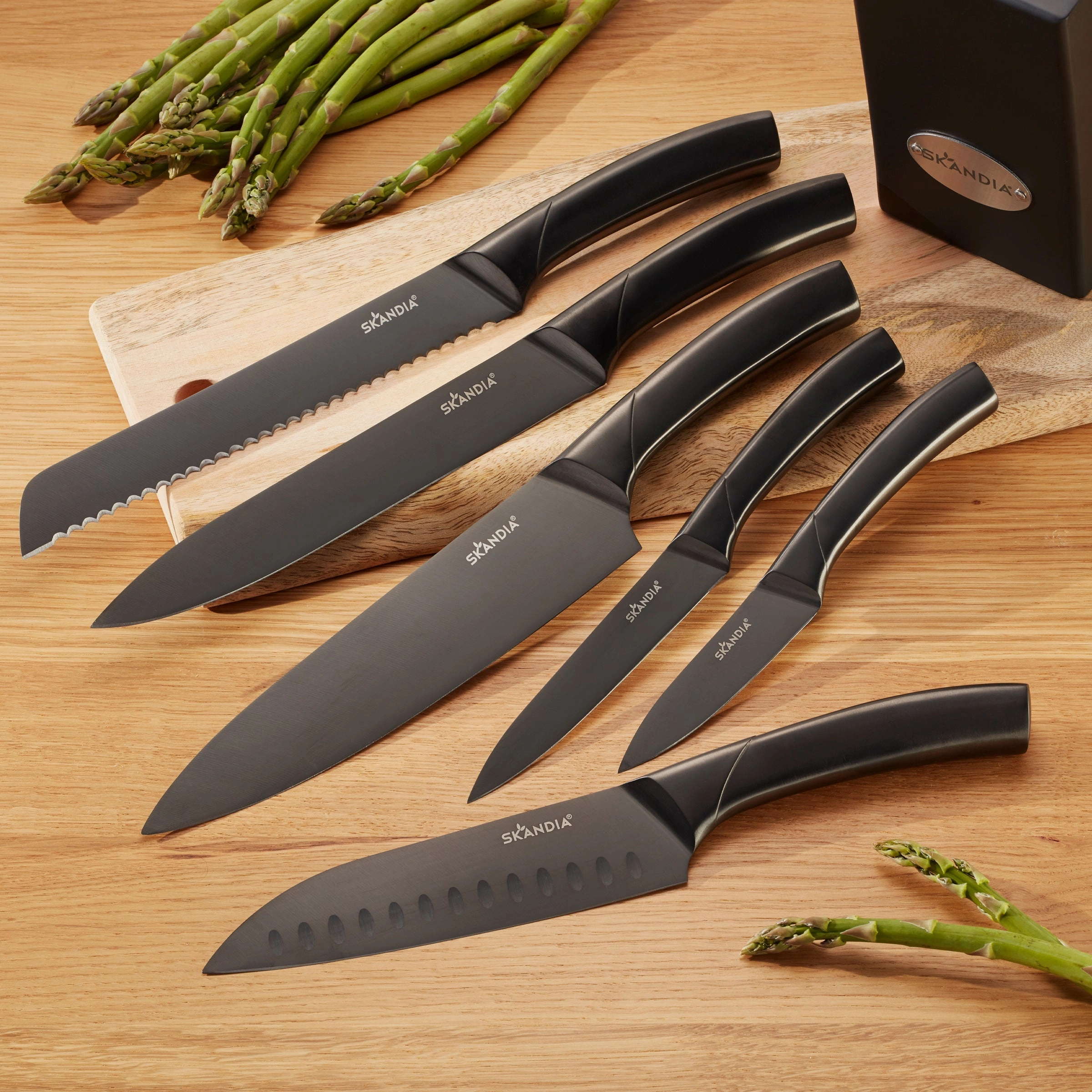Beck 7 Piece Cutlery Block Set