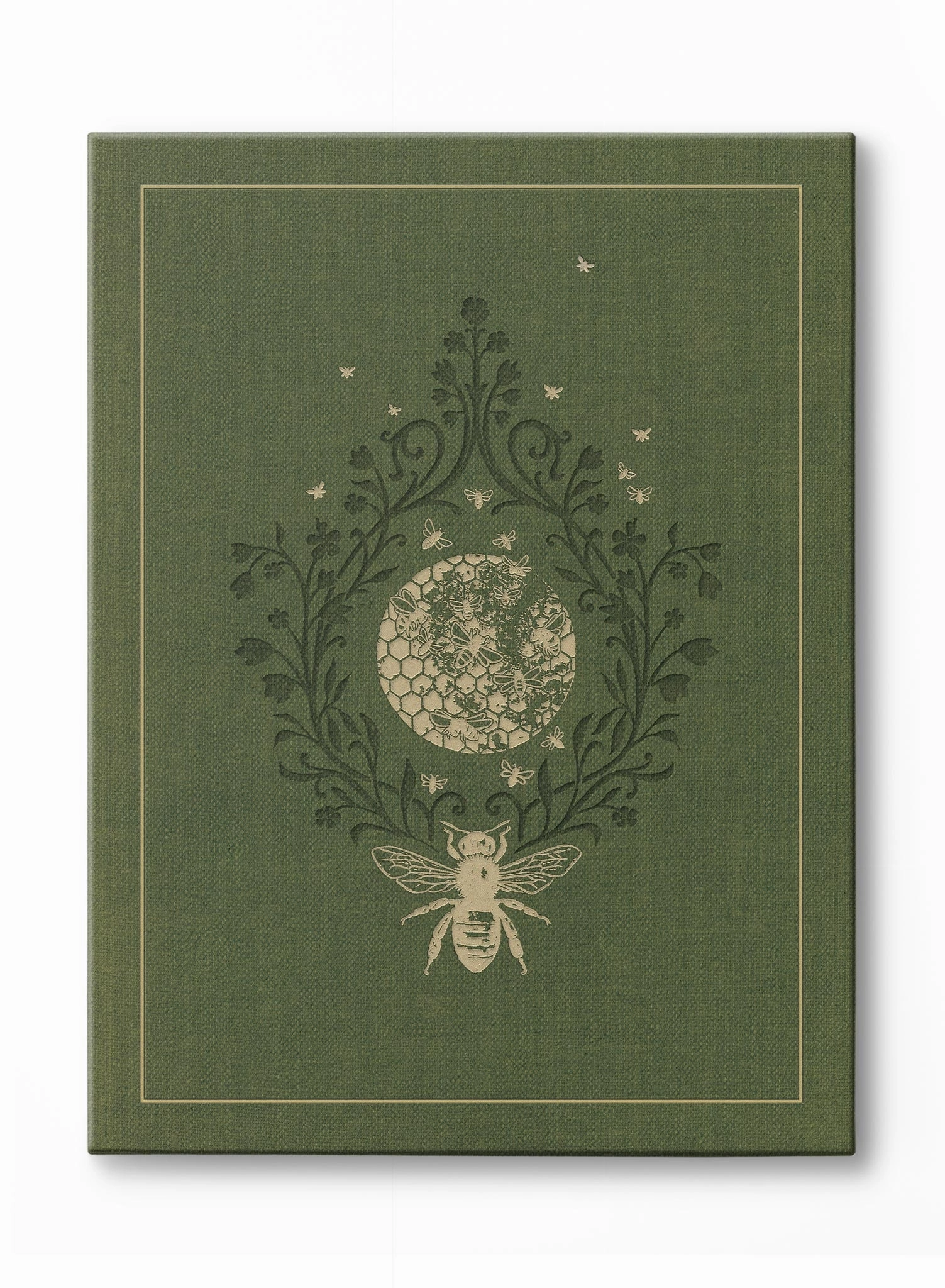Beekeepers Manual, Canvasindoor decorative canvas print