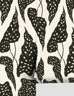 Begonia Wallpaper by Susan Hablenordic style wall decor