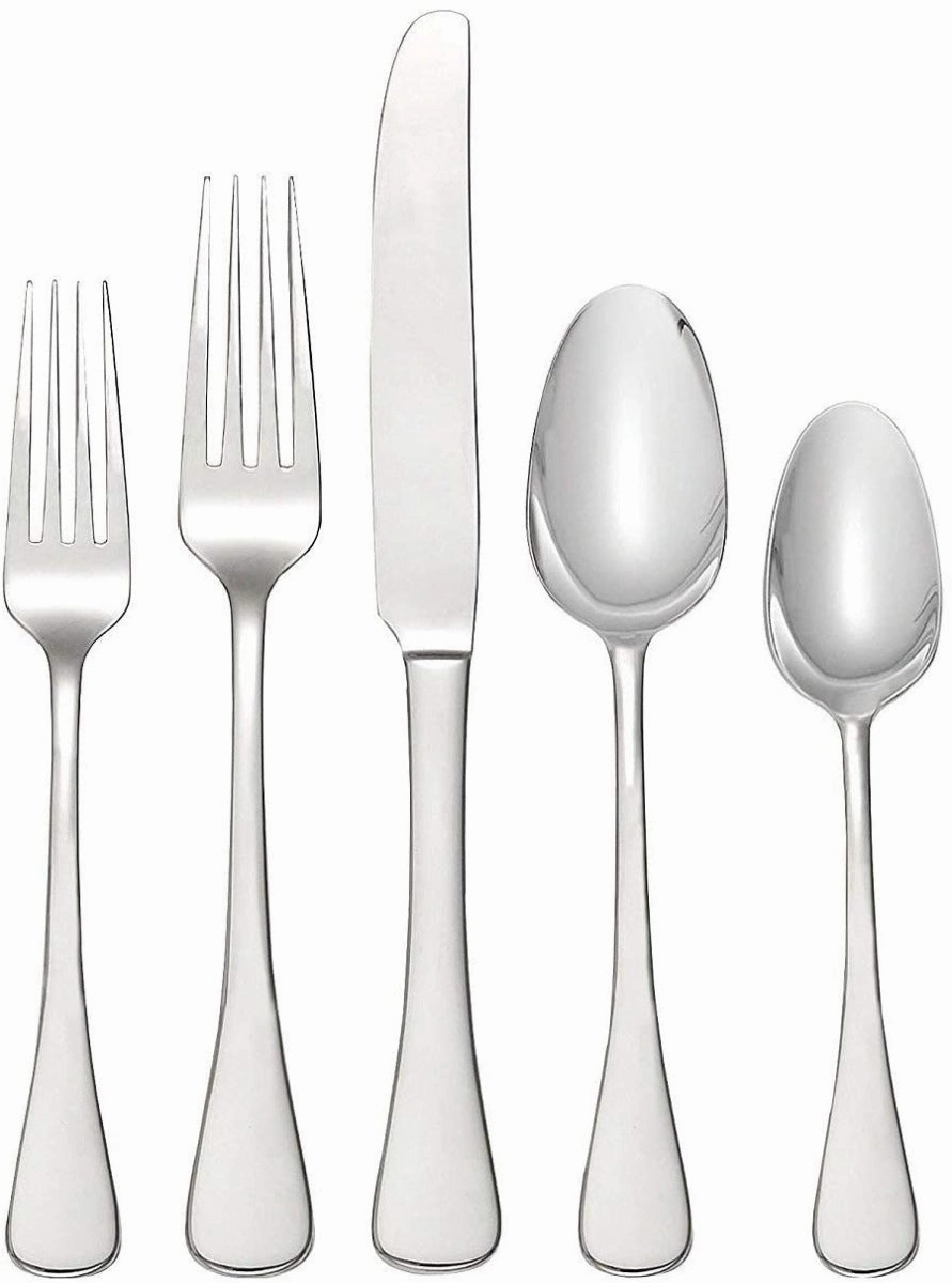 Bellasana 45 Piece Flatware Seteco-friendly bamboo fiber tableware set 