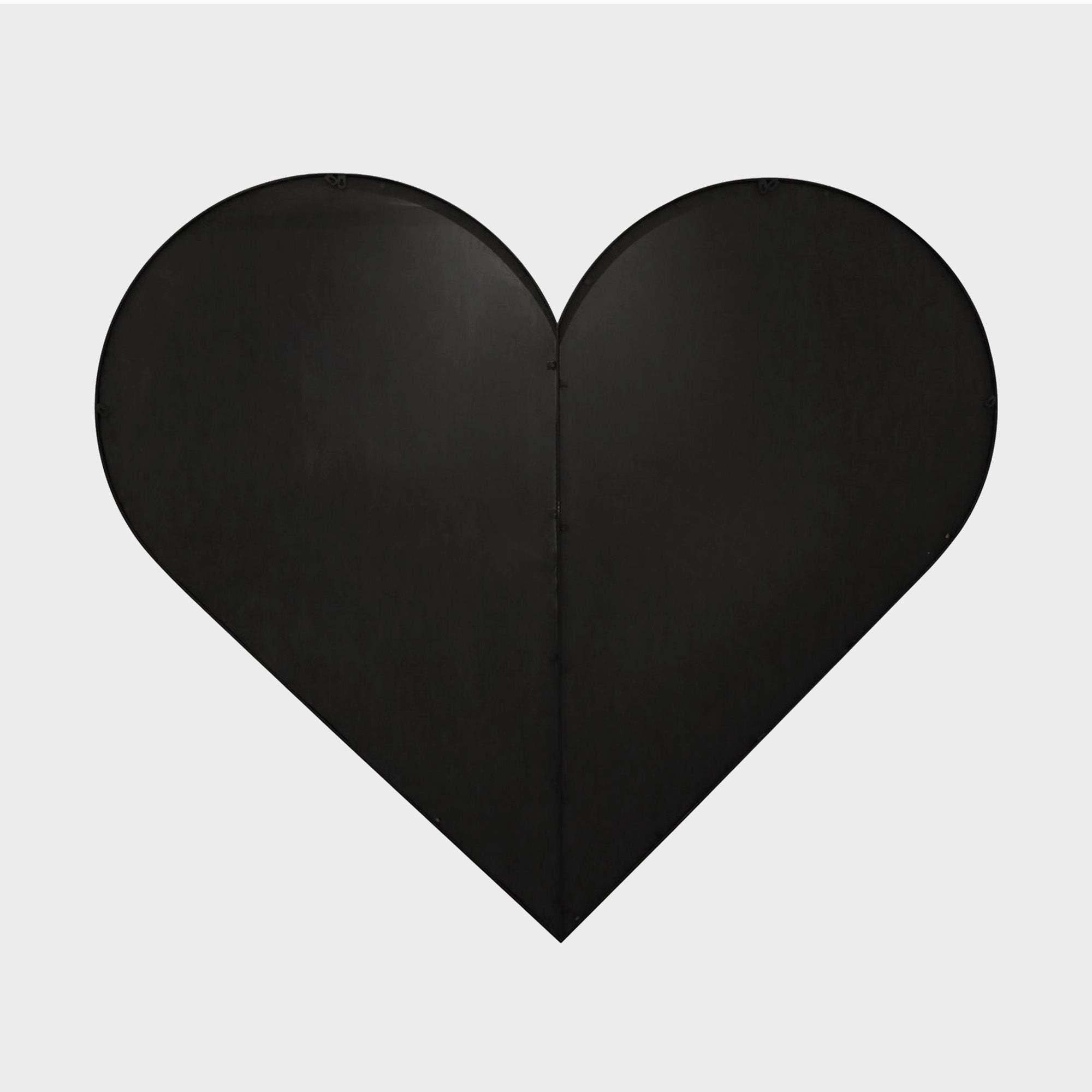Belle - Black Heart Shaped Mirror