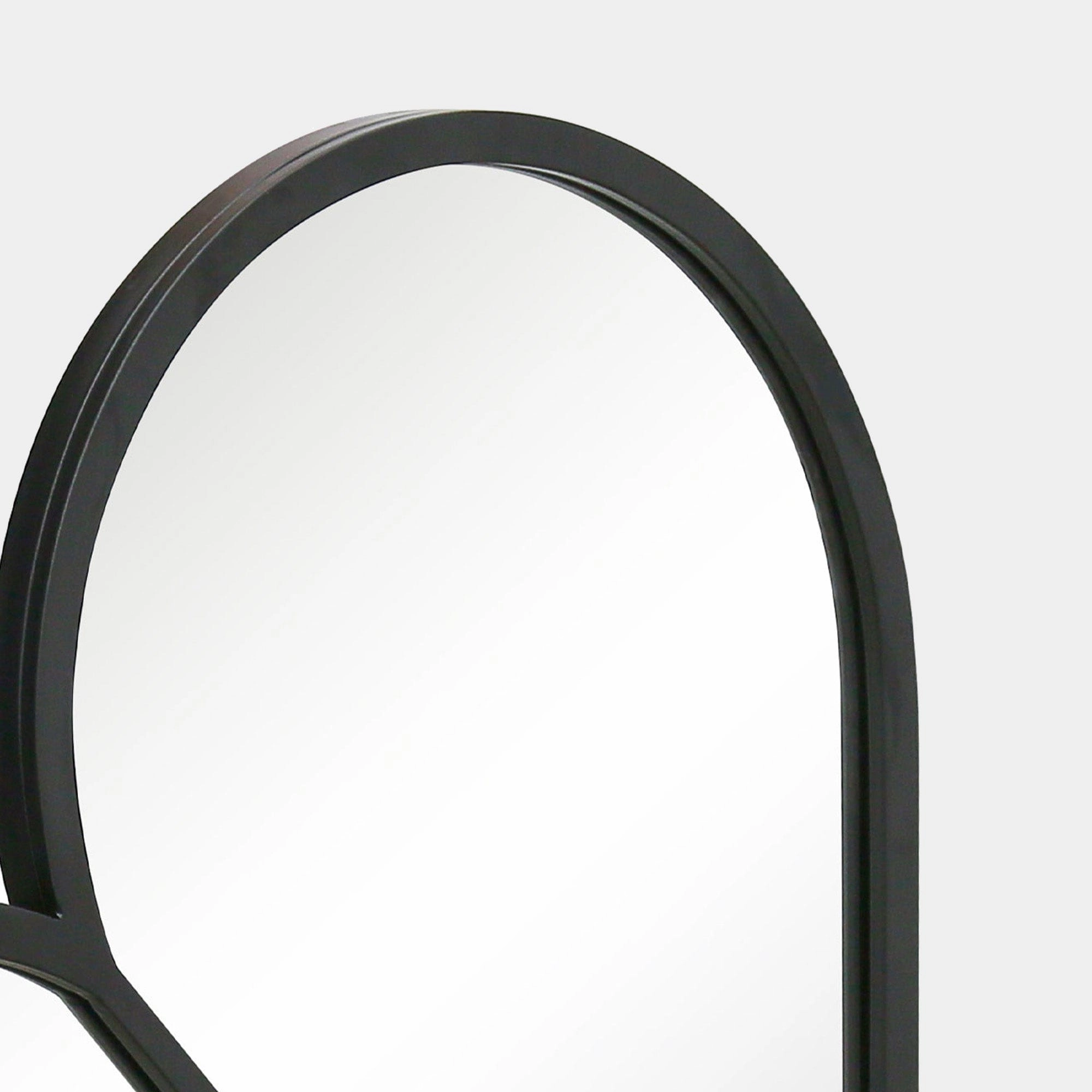 Belle - Black Heart Shaped Mirror