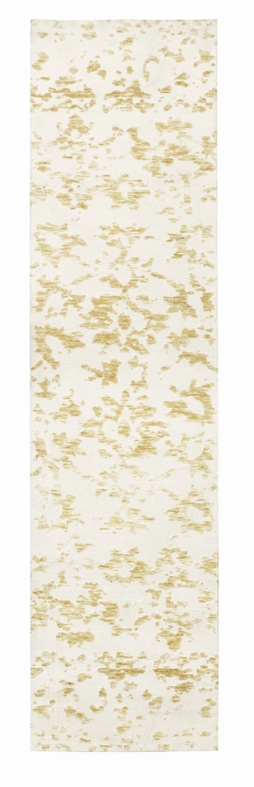 Belle Mustard and Ivory Runner Rug *NO RETURNS UNLESS FAULTYmodern color block patchwork rug