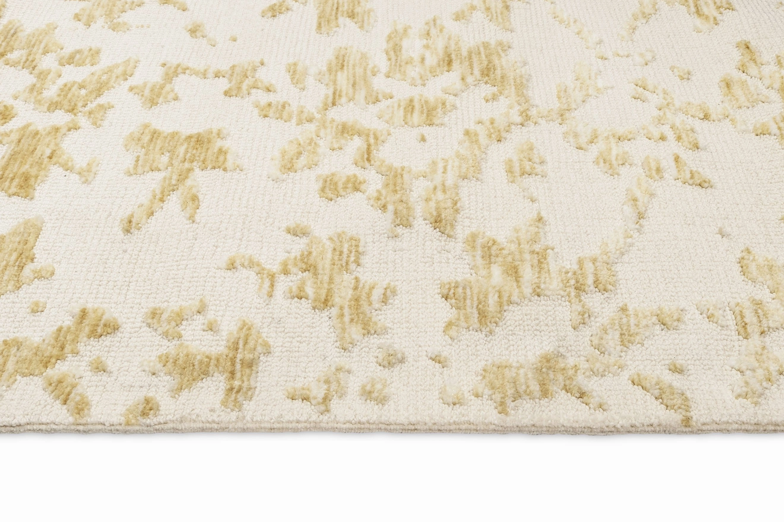 Belle Mustard and Ivory Runner Rug *NO RETURNS UNLESS FAULTY