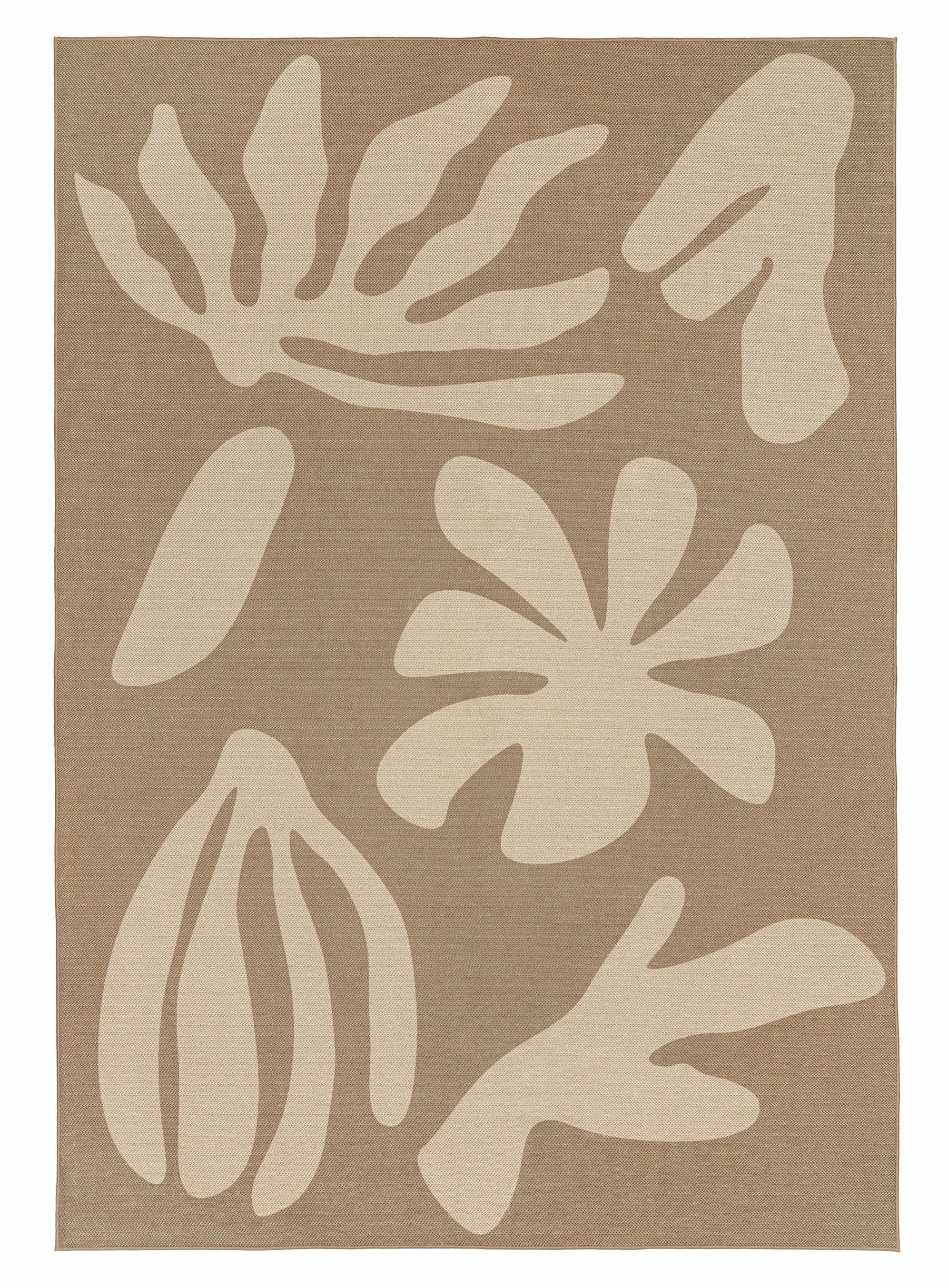 Benala Brown Graphic Indoor Outdoor Washable Rug *NO RETURNS UNLESS FAULTYmodern color block patchwork rug