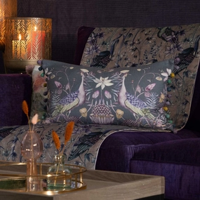Bennu Printed Feather Cushion Amethystbedding sets ,throw blankets 