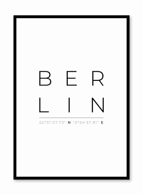 Berlin Coordinates, Posterpop culture themed posters