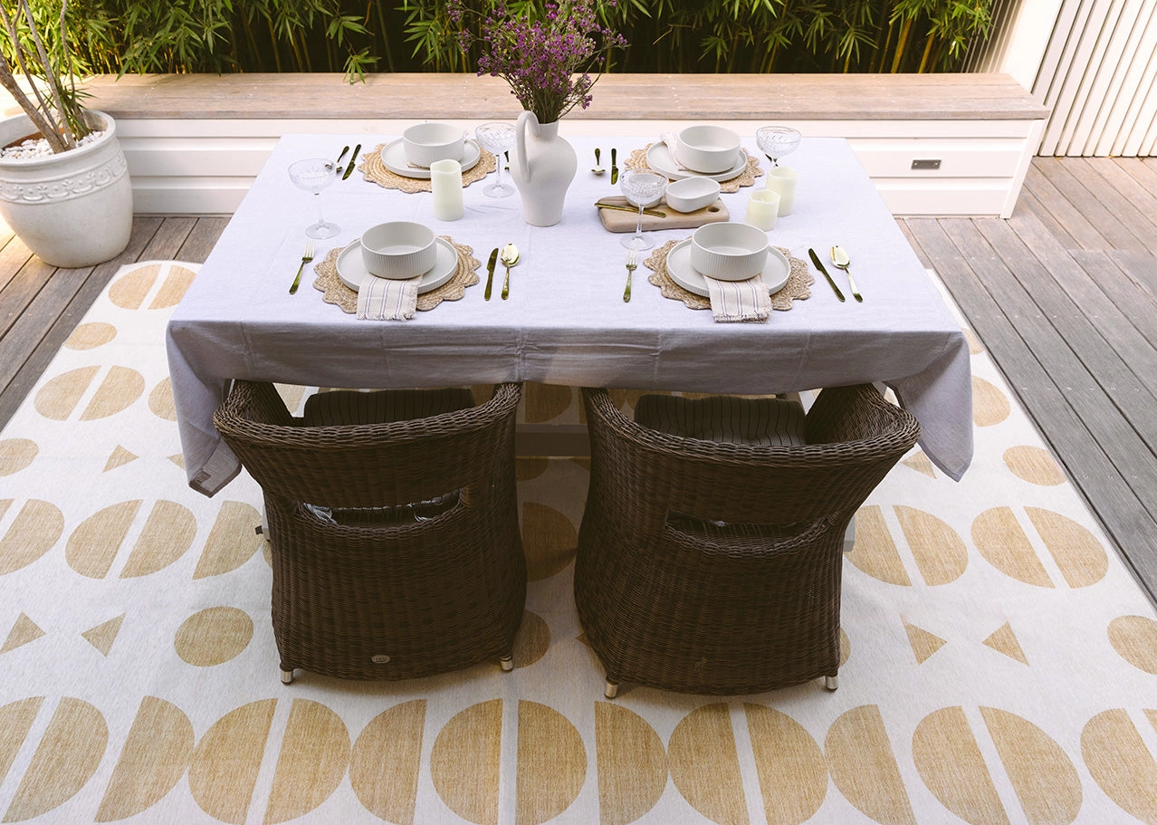 Betsy Beige Ivory Indoor Outdoor Washable Rug *NO RETURNS UNLESS FAULTY